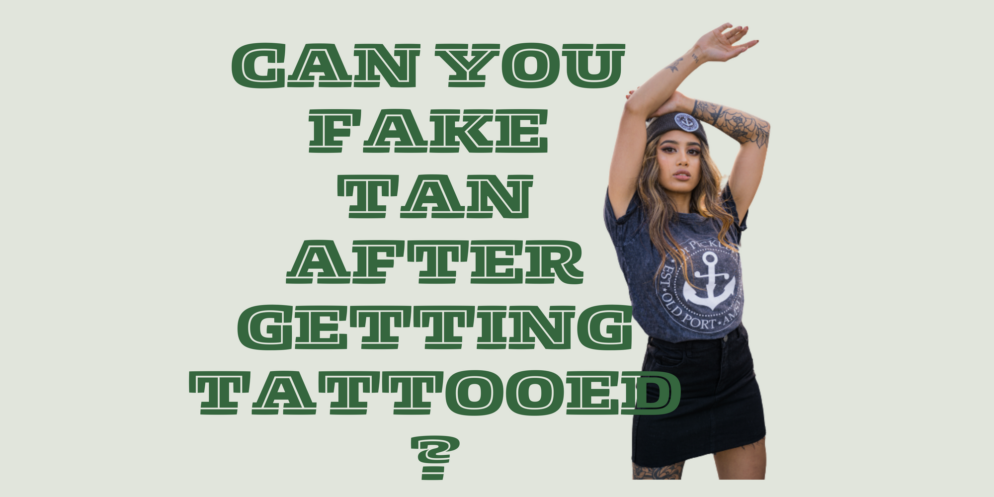 CAN YOU FAKE TAN AFTER GETTING TATTOOED?