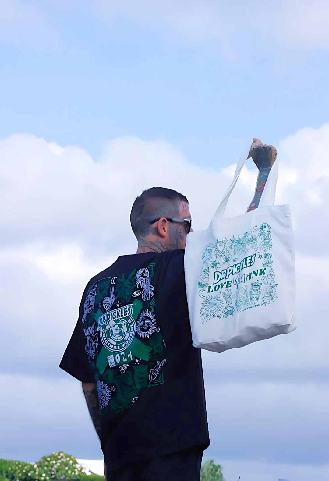 Dr Pickles 'Love Your Ink' Tote Bag