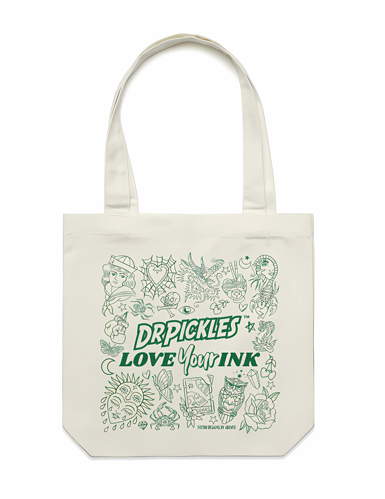 Dr Pickles 'Love Your Ink' Tote Bag