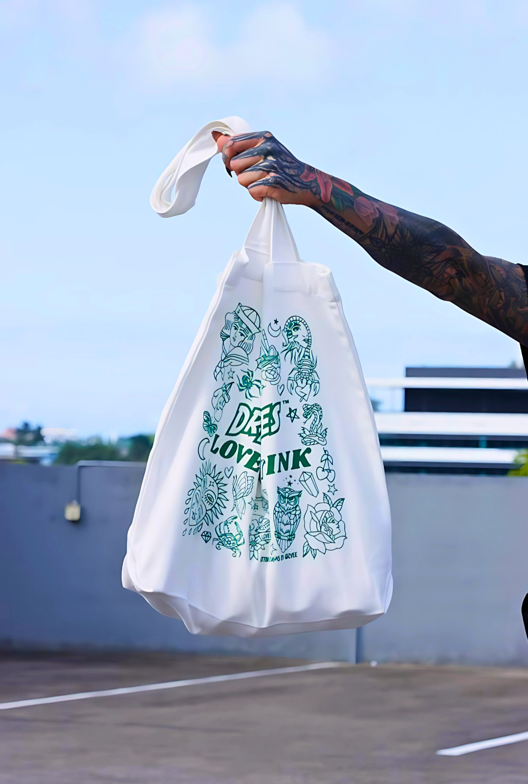 Dr Pickles 'Love Your Ink' Tote Bag