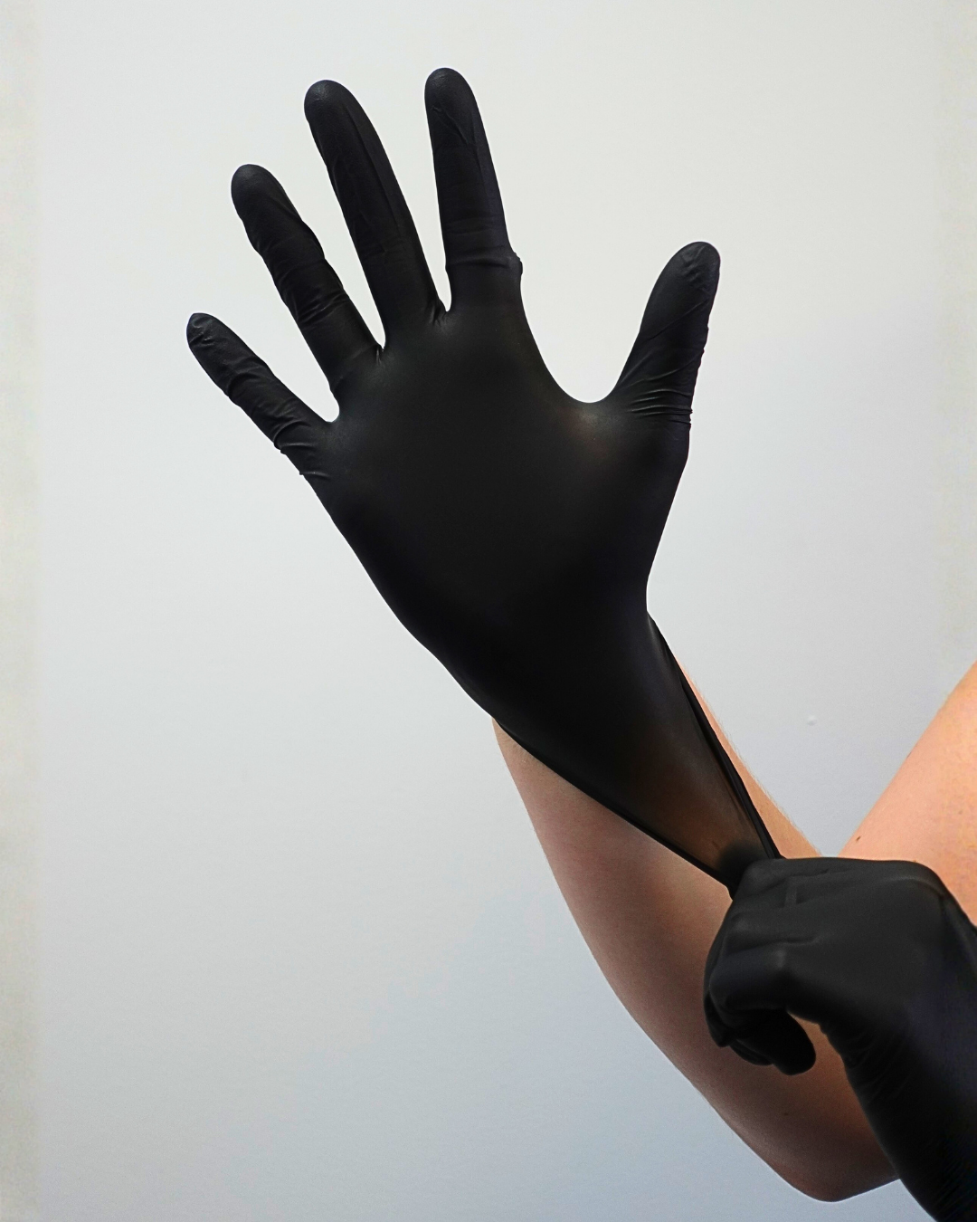 Nitrile Black Gloves