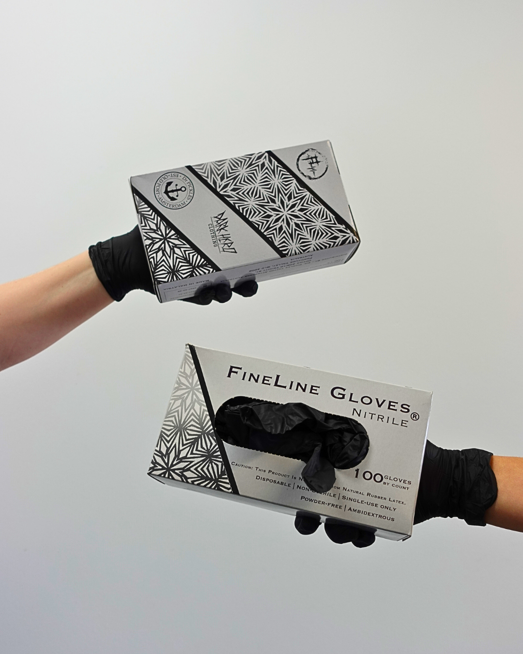 Nitrile Black Gloves