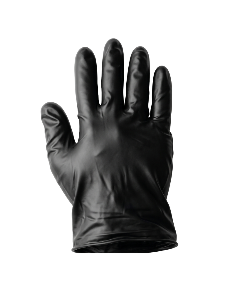 Nitrile Black Gloves